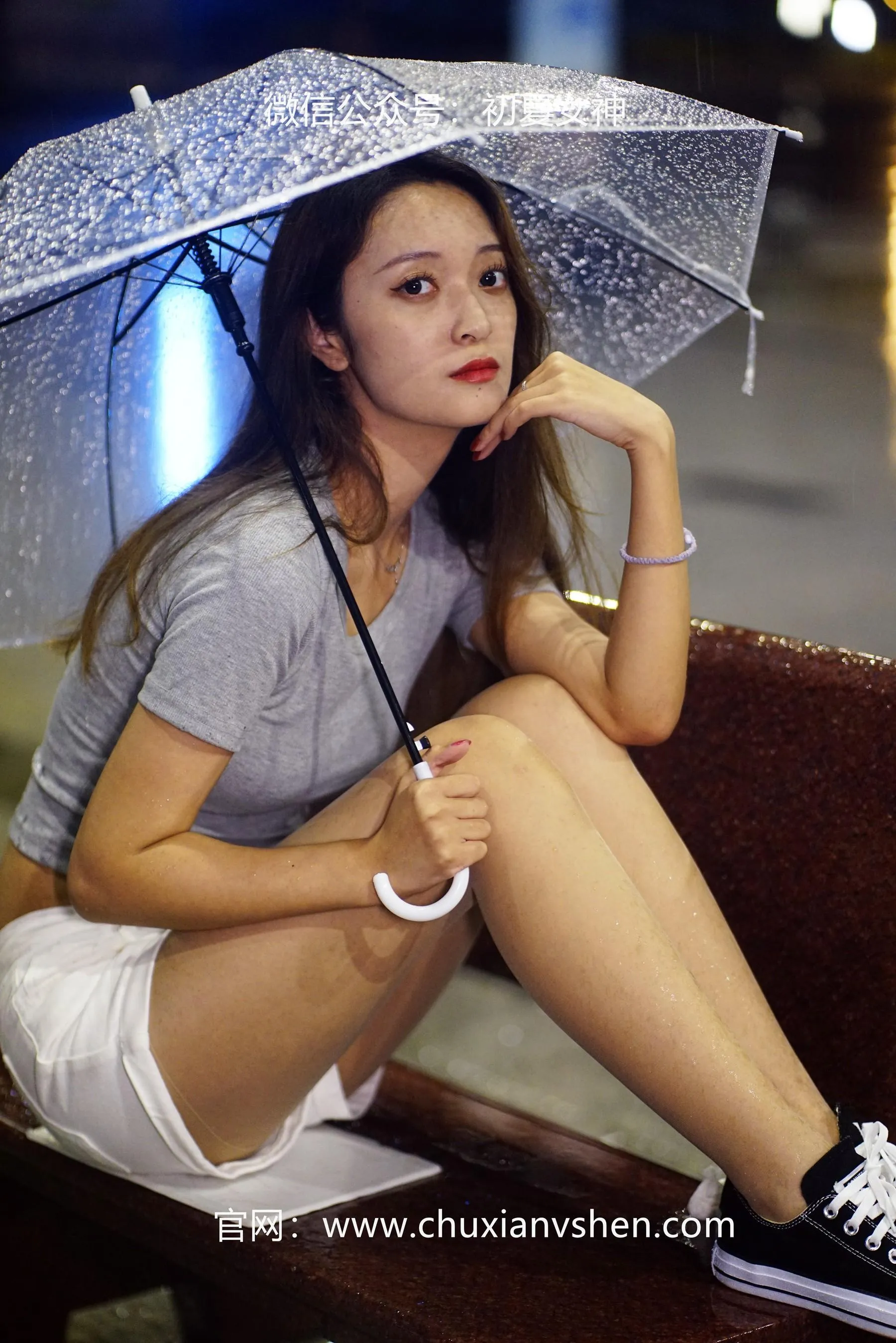 初夏女神 NO.037 依依 夏日夜雨 [72P]插图5
